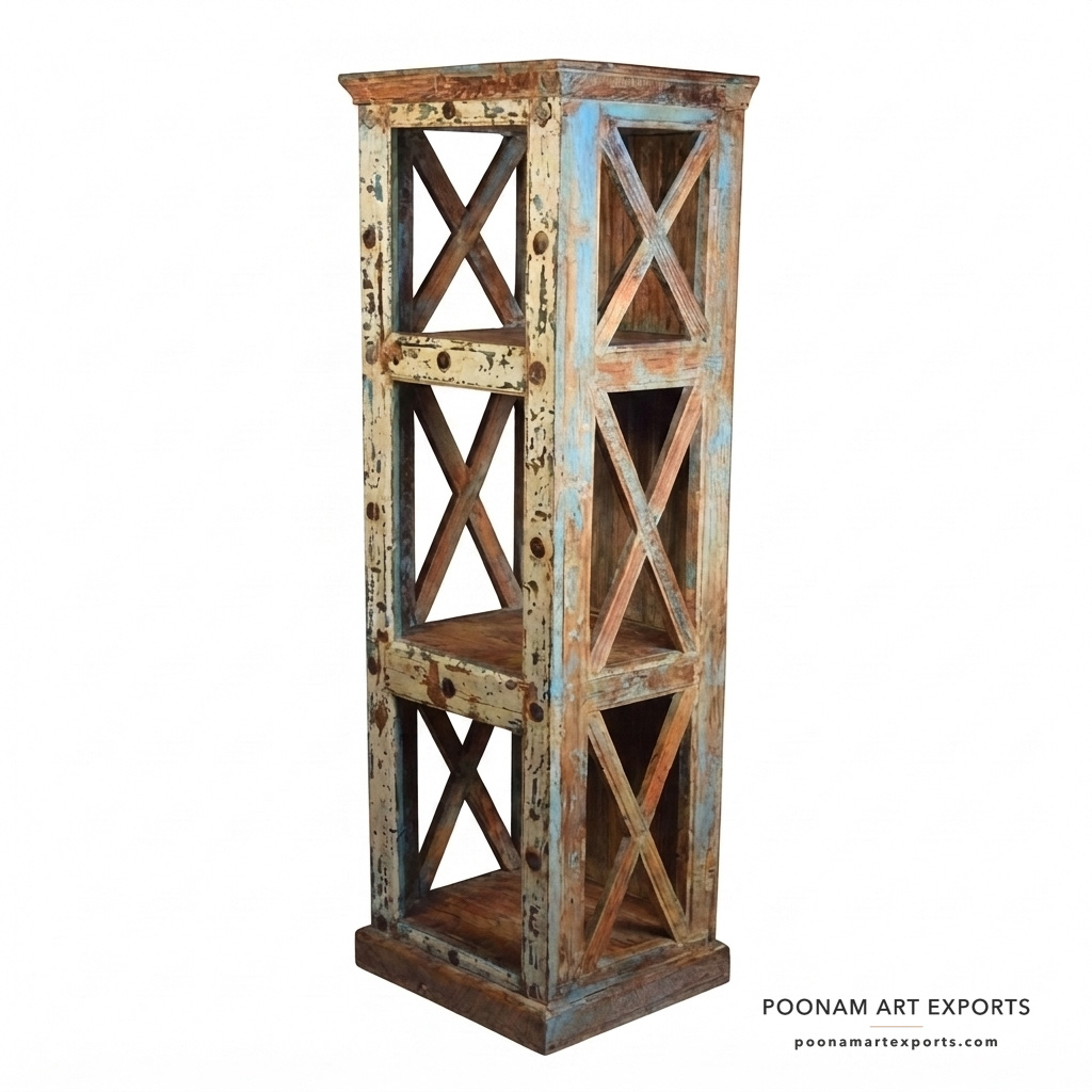 Vintage Industrial Bookshelve